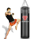 爱倍健（AIBEIJIAN）加厚沙袋健身拳击训练器跆拳道沙袋 散打拳击沙包成人吊式沙袋 实心1.4米进口超纤皮