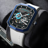 凯珀（CERIEPON） 游艇系列手表男全自动机械腕表防水运动夜光男士夜光腕表礼盒 地中海蓝 8902G-A1【潮男单品】