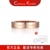 CENTURY& KINDLE满天星戒指 小ck素圈戒指 情侣戒指一对 情侣对戒 女士戒指男潮流 【玫瑰金色】素圈 7号