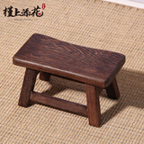 李氏明株 红木家具非洲鸡翅木（学名非洲崖豆木）实木长凳子小板凳洗脚凳换鞋凳小木凳子 面板：28*14 高：15
