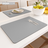 七七家家用餐垫西餐桌垫儿童吃饭防烫垫宝宝餐布学生隔热午餐垫子2件装