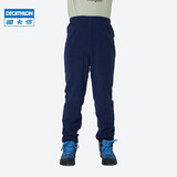迪卡侬儿童抓绒裤冬装保暖透气长裤4155681