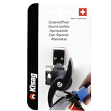 Kisag 瑞士翅状开罐器不锈钢开罐头器原装进口开罐头刀罐头开瓶器 黑色