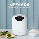大宇（DAEWOO） 迷你电饭煲家用小宿舍多功能电饭锅韩国DAEWOO电饭煲智能预约1.8L升 奶糖白 1.8L 微笑萌煲