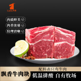 宾西 国产  飘香牛肉块1kg/袋  冷冻 原切牛肉 生鲜炖炒火锅烤肉