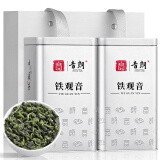 音朗乌龙茶叶 正宗安溪铁观音 新茶特级兰花香礼盒装送礼150g*2罐