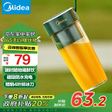 美的（Midea）榨汁杯便携果汁杯搅拌杯小型辅食机电动家用迷你多功能随行杯女生节手持蔬菜榨汁机 LZ4X2-100C