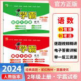 2024秋新版 学霸提优大试卷二年级上册语文数学人教版套装2册 经纶学霸期中期末单元月考测试卷子