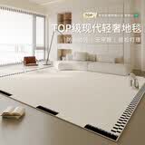 兴连心客厅地毯2025新款意式极简防水免打理可擦地垫沙发毯 200*300cm