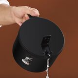 子羞【活动中】新款有盖不锈钢泡面碗可沥水学生宿舍方便面上班族饭碗 【酷黑】大号2480毫升：带盖/无 1英寸 双层+防烫+316【活动仅1