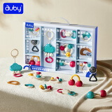 澳贝（auby）水煮摇铃5pcs高温消毒婴幼儿摇铃牙胶礼盒生日礼物 【礼盒款】全明星摇铃10pcs