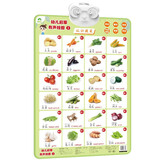 幼儿启蒙有声挂图 认识蔬菜 3-6岁儿童早教玩具启蒙认知认识蔬菜看图识物点读发声挂图
