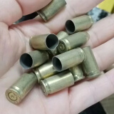 退伍留念真子弹壳工艺品钥匙扣挂件战友生日礼品收藏弹壳军旅纪念 9mm铜10颗