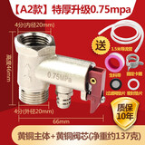 一靓电热水器泄压阀安全阀减压阀小厨宝史密斯海尔美的通用家用单向阀 A2款：4分特厚铜芯0.75mpa泄压阀