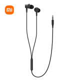小米（MI）有线耳机 黑 3.5mm 入耳式运动小巧轻量 通用耳麦 线控大动圈