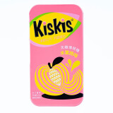 酷滋（Kiskis）无糖薄荷糖铁盒装 网红水果接吻香体清口含片清新口气糖果含片 水蜜桃味*1盒