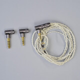 qdc耳机升级线HiFi歌手乐手监听舞台直播主播烧友耳机线材 DmagicSoloDM纯铜镀银耳机线（1.2米）