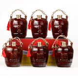 岁越绍兴产黄酒十二年陈花雕酒陶坛装1.5L糯米老酒14度半干型加饭酒 1500mL 6坛 （无外箱）