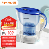 九阳（Joyoung）过滤净水器 家用滤水壶 净水壶（一壶1芯 ） 3.5L(蓝色）四重过滤 智能换芯提醒 JYW-B05E