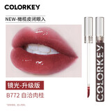 Color Key珂拉琪小黑镜唇釉唇彩唇蜜口红滋润保湿持久不易掉色不易沾杯 女 B772自洽肉桂