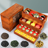 籁岭茶叶 红茶金骏眉小青柑春节礼品送客户送长辈礼物送礼茶叶礼盒装 龙腾盛世四大茗茶