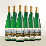 SAMONAC德国进口莫泽尔经典产区奥斯曼酒庄雷司令半甜白葡萄酒750ml 里奇堡/安德烈随机6瓶装