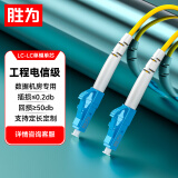 胜为 （shengwei）工程电信级光纤跳线 LC-LC(UPC)网线单模单芯10米 收发器尾纤 光模块专用尾纤 FSC-507A