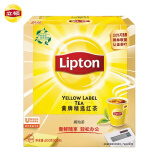 立顿Lipton红茶叶奶茶原料黄牌精选经典办公室下午茶袋泡茶包2g*100包