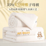 多喜爱 A类抗菌35%大豆纤维二合一子母被芯 冬季加厚被子 11斤230*229cm