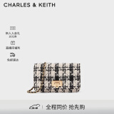 CHARLES&KEITH经典菱格链条小方单肩斜挎包包女包生日礼物CK2-70160131 CK2-70160131-1Multi综合色 小包