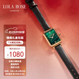 LOLA ROSE罗拉玫瑰汤唯同款经典小绿表手表女士手表生日礼物送女友礼盒包装