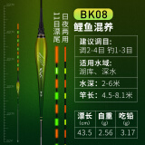 民间艺人鱼漂夜光漂电子漂高灵敏夜光漂醒目鲫鱼浮漂日夜两用加粗夜钓浮漂 硬尾08中大型长43.5CM吃铅3.17