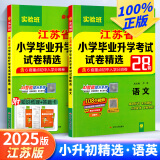 2025江苏省小升初小学毕业升学考试试卷精编28套卷真题卷必刷题语文数学英总复习语考必胜春雨教育 备考2025【2本】语文+英语-江苏专用