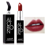 雅邦 小黑管口红持久保湿防水不易掉色沾杯显白豆沙色唇膏 320#枣红色