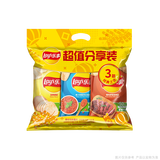 乐事 薯片分享装原味+红烩味+烧烤味70g*3包