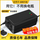 适用超威天能两轮三轮电动车电瓶车充电器48V60V72V96V20AH 充满自停款 60V20AH通用T孔