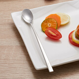 onlycook304不锈钢长柄咖啡勺韩式食品级勺子家用长把搅拌勺餐具-两只装