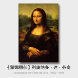 史历克 数字油画DIY世界大师名作合集1手工涂色画创意减压填色油画 蒙娜丽莎（达芬奇）FZ-1080 40*50cm 彩布(要自己涂色)