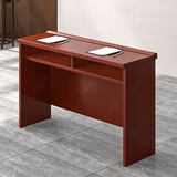 金经金属油漆条形会议桌条桌员工双人培训桌木制长条桌长1.2米（不含椅）