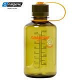乐基因（nalgene）运动水壶塑料饮用杯子学生儿童户外小口超厚耐摔便携美国进口 橄榄色 500ml