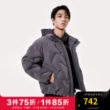 杰克·琼斯（JACK&JONES）男装衣服冬季新款潮流立领保暖外套宽松短款休闲鸭绒男士羽绒服 E39 珍珠黑 170/92A/S