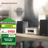 马兰士（MARANTZ）M-CR612 音箱 Hi-Fi发烧迷你组合 网络/CD播放机Wi-Fi/蓝牙/Qplay/AirPlay2 M-CR612+SC-N10套装