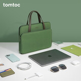tomtoc手提电脑包14英寸女士苹果笔记本包A11适用于MacBook Pro/Air M2 深林绿 14英寸