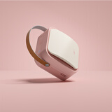 b-MOLA 1804车载空气净化器除烟除味除甲醛除尘除过敏原车用小型迷你便携式 粉色