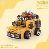 Loz俐智积木男女孩拼装儿童玩具街景拼插模型情人节生日礼物礼品团购 8621越野车