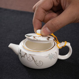 恒古（Heregur）青花陶瓷小号茶壶潮汕功夫茶具茶道配件茶器泡茶壶小容量家用单壶 丹枫白露（85mL）小茶壶85ml