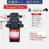 打药机配件电动喷雾器高压泵12v电机马达配件大全通用打药机大功 雨露0.48MPa水泵