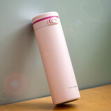 乐扣乐扣弹盖保温杯女便携316不锈钢水杯简约情侣学生茶杯子 430ML