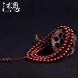 沐恩印度小叶紫檀手串老料顺纹高油高密男女款佛珠 8mm*108颗SL2329