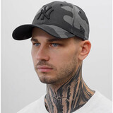 NEW ERA纽亦华 立体刺绣硬顶弯檐遮阳棒球帽mlb 12051998黑色NY 均码